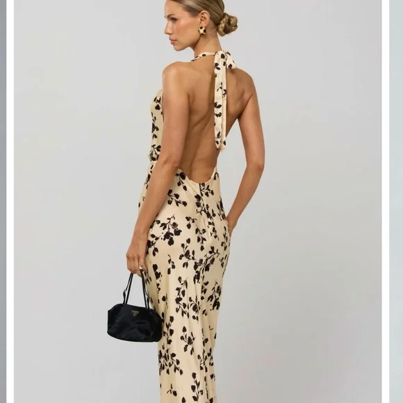 RESA FIONE DRESS IN BLACK DAHLIA Maxi Dress - Picture 2 of 4